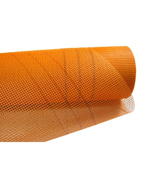 Rednet E 165g Armierungsgewebe Gittergewebe Putzgewebe Glasfasergewebe Gewebe 4mm x 4mm - 55m² - orange